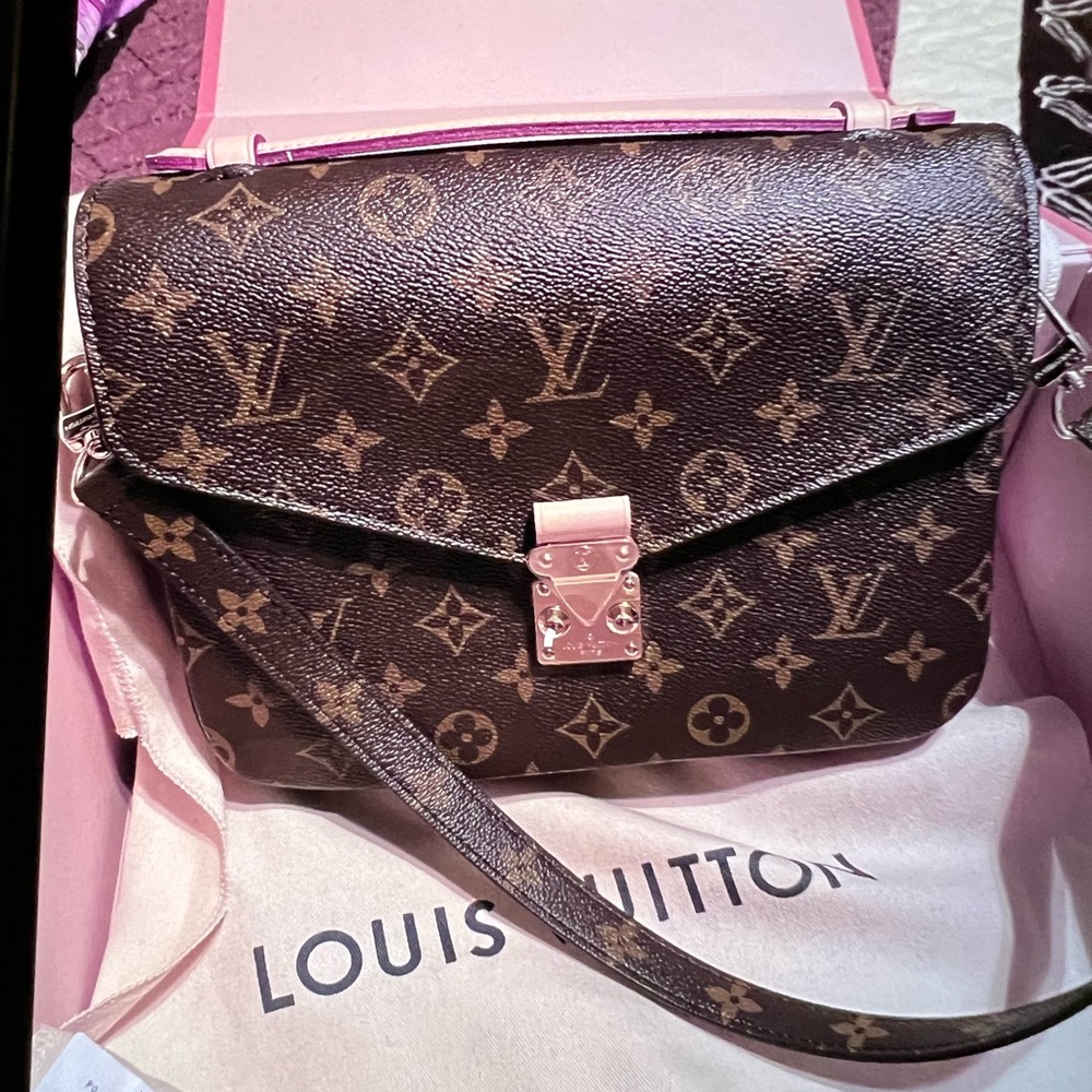 Louis Vuitton Dark Brown Monogram Crossbody Bag